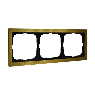 Рамка 3-м ArtGallery Pure метал. зол. SE GAL312403