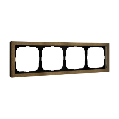 Рамка 4-м ArtGallery Pure метал. латунь SE GAL312204