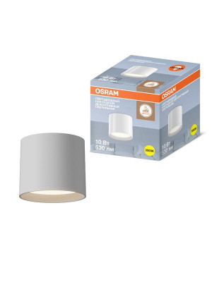 Светильник светодиодный SURFSP DL 10Вт 3000К тепл. бел. 530лм накладной бел. OSRAM 4607194231102