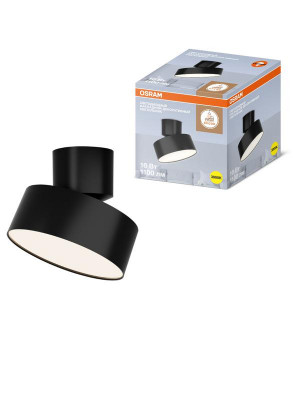 Светильник светодиодный SURFSP TRDL 16Вт 3000К тепл. бел. 1100лм накладной поворотн. черн. OSRAM 4607194232987