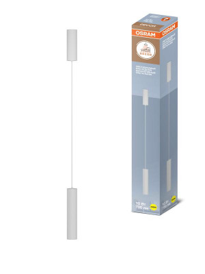 Светильник светодиодный TUBE SURFSP DLTB 10Вт 3000К тепл. бел. 700лм подвесной бел. OSRAM 4607194233069