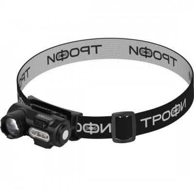 Фонарь светодиодный налобный GA-103 аккумуляторный 3Вт сенсорное управление магнит клипса 6 режимов Трофи Б0069570