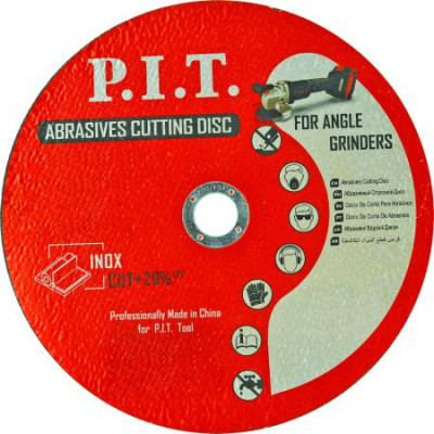 Диск отрезной по металлу 230х22.2х2.5мм (уп.5шт) P.I.T. ACTW01-2303