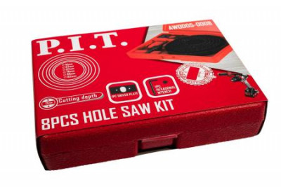 Набор кольцевых пил по дереву 51-102мм глуб. 25мм адаптер (кейс) (8 предметов) P.I.T. AWOD05-0008