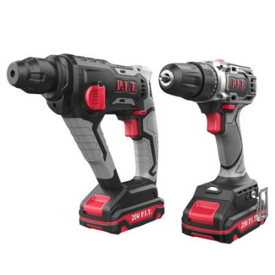 Набор инструментов аккумуляторный перфоратор PBH20H-18A; дрель PBM20H-10B P.I.T. P0002-02