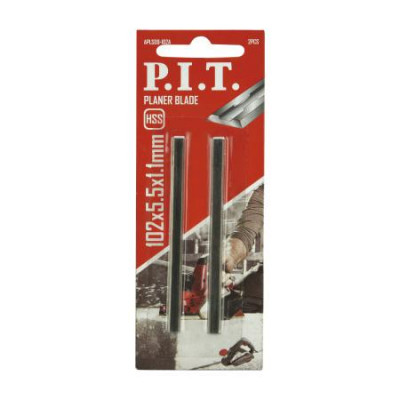 Нож для рубанка 102х5.5х1.1мм HSS двусторон. (уп.2шт) P.I.T. APLS09-102A