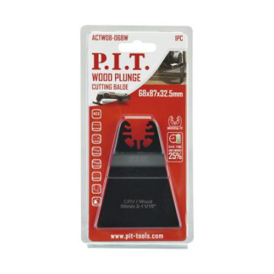 Насадка пильная для реноваторов (МФИ) по дереву 68мм P.I.T. ACTW08-068W