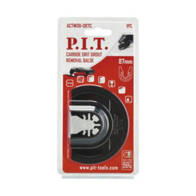 Насадка карбидная для реноваторов (МФИ) тротуарная плитка кирпич керамика 87мм P.I.T. ACTW08-087C