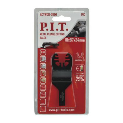 Насадка пильная для реноваторов (МФИ) по металлу 10мм P.I.T. ACTW08-010M
