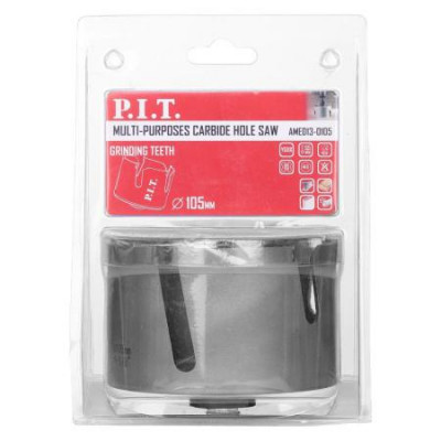 Коронка универсальная 105х55мм TCT зуб сухое сверление P.I.T. AMED13-0105