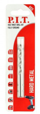 Сверло по металлу спиральное 11.0х142мм 135град. круглый хвостовик P.I.T. AMED01-0011