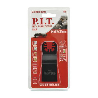 Насадка пильная для реноваторов (МФИ) по металлу 34мм P.I.T. ACTW08-034M