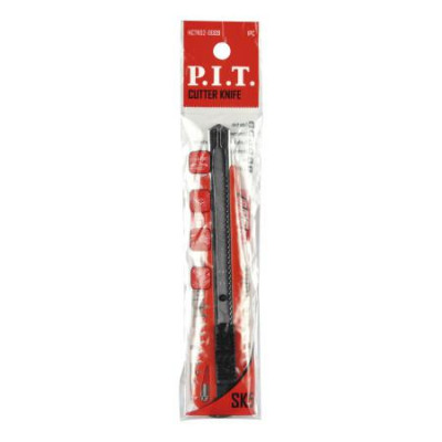 Нож строительный с сегментированным лезвием 9х90мм 12 сегментов P.I.T. HCTK02-0009