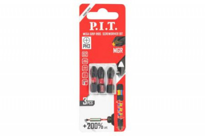 Бита ударная магнитная PH3х25мм MGR IMPACT торсионная зона (уп.3шт) P.I.T. ASDR02-25PH3