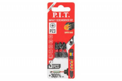 Бита ударная магнитная PZ3х25мм IMPACT торсионная зона (уп.3шт) P.I.T. ASDR01-25PZ3