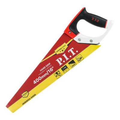 Ножовка по дереву CONTROL 400мм 7 TPI трехгранная заточка сталь 65Mn P.I.T. HHSW03-0400