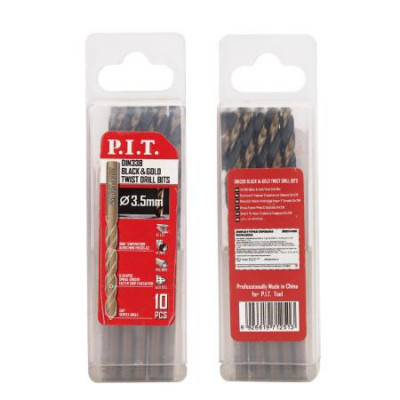 Сверло по металлу 3.5х70мм 135град. трехгранный хвостовик (уп.10шт) P.I.T. AMED15-0305