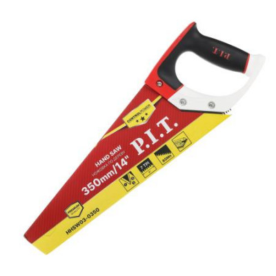 Ножовка по дереву CONTROL 350мм 7 TPI трехгранная заточка сталь 65Mn P.I.T. HHSW03-0350