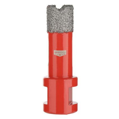 Коронка алмазная по керамограниту 14мм M14 сухое/мокрое сверление вакуумная пайка P.I.T. AMAS18-0014