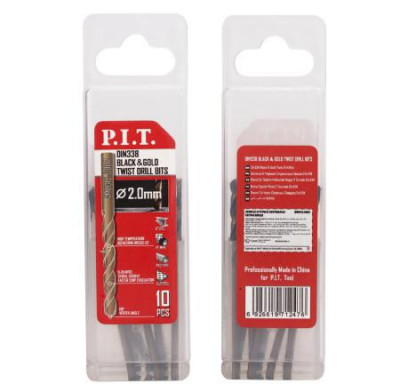 Сверло по металлу 2.0х49мм 135град. трехгранный хвостовик (уп.10шт) P.I.T AMED15-0002