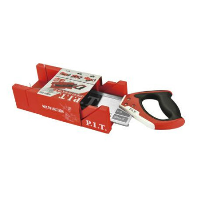 Ножовка по дереву со стуслом 300мм 12 TPI обушковая 45/90/135град. наклон 45град. P.I.T. HHSW02-0350