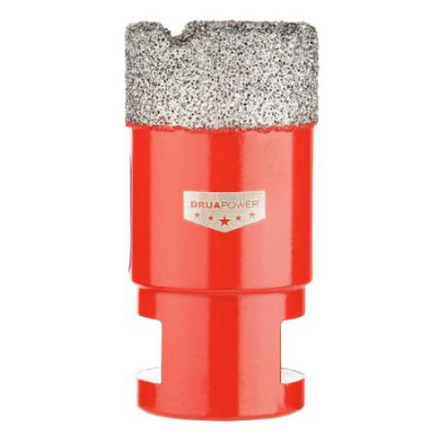 Коронка алмазная по керамограниту 30мм M14 сухое/мокрое сверление вакуумная пайка P.I.T. AMAS18-0030