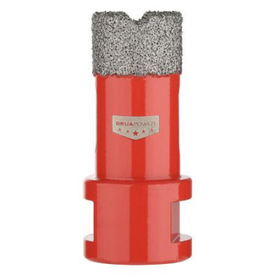 Коронка алмазная по керамограниту 22мм M14 сухое/мокрое сверление вакуумная пайка P.I.T. AMAS18-0022