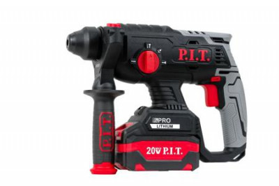 Перфоратор аккумуляторный бесщеточный SDS-Plus 20В 1.8Дж 3 режима 22мм 1АКБ заряд. устр. кейс P.I.T. PBH20H-22B/1