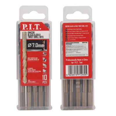 Сверло по металлу 7.0х109мм 135град. трехгранный хвостовик (уп.10шт) P.I.T AMED15-0007