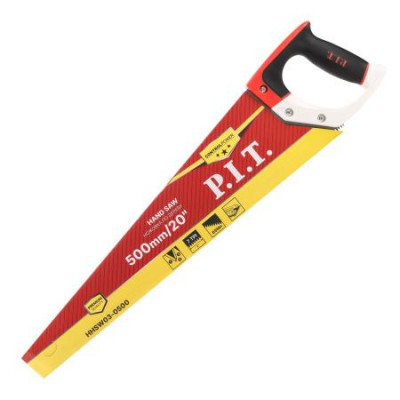 Ножовка по дереву CONTROL 500мм 7 TPI трехгранная заточка сталь 65Mn P.I.T. HHSW03-0500