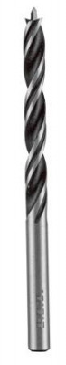 Сверло по дереву спиральное 5х86мм круглый хвостовик центр. шип P.I.T. AWOD01-0005