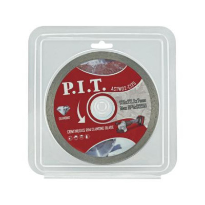 Диск отрезной алмазный сплошной 125х22.2х1.4мм P.I.T. ACTW02-C125