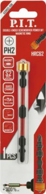 Бита ударная двусторон. магнитная PH2-PH2х110мм IMPACT торсионная зона P.I.T. ASDR03-110B