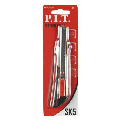 Нож строительный с сегментированным лезвием 9х90мм 12 сегментов P.I.T. HCTK01-0009