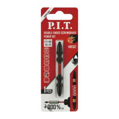 Бита ударная двусторон. магнитная PH2-PZ2х65мм IMPACT торсионная зона P.I.T. ASDR03-065C