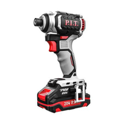 Винтоверт аккумуляторный бесщеточный IMPACT 20В 170Нм 3 скорости HEX 1/4дюйм 2х2А.ч заряд. устр. (кейс) P.I.T. PSD20H-170A/2