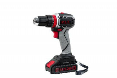 Дрель ударная аккумуляторная бесщеточная 20В 40Нм 2 скорости БЗП 10мм 2 АКБ 1.5А.ч заряд. устр. (кейс) P.I.T. PSR18-D4