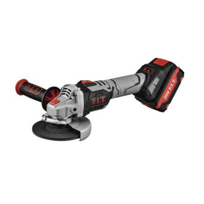 Машина шлифовальная угловая аккумуляторная бесщеточная 20В 125мм 3 скорости 2 АКБ заряд. устр. (кейс) P.I.T. PWS20H-125B/2