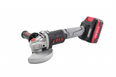 Машина шлифовальная угловая аккумуляторная бесщеточная 20В 125мм 7000об/мин 1 АКБ заряд. устр. (кейс) P.I.T. PWS20H-125A/1