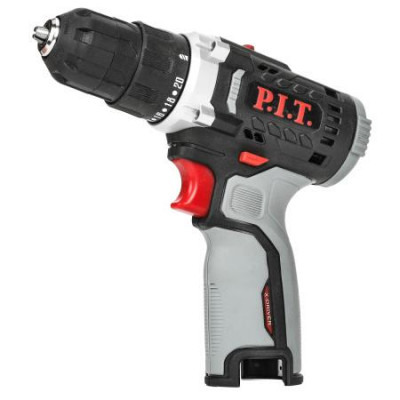 Дрель аккумуляторная х-DRIVER SOLO 12В 22Нм 10мм 2 скорости 0-350/1350об/мин (коробка) P.I.T. PBM12K-10A