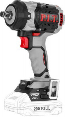 Гайковерт аккумуляторный бесщеточный IMPACT SOLO 20В 600Нм 1/2дюйм 3 скорости 0-2800уд/мин P.I.T. PIW20H-600A