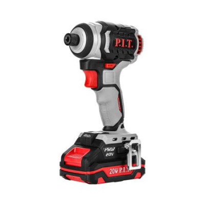 Винтоверт аккумуляторный бесщеточный IMPACT 20В 230Нм 3 скорости HEX 1/4дюйм 1х4А.ч заряд. устр. (кейс) P.I.T. PSD20H-230A/3