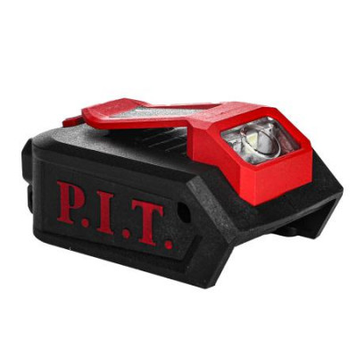 Адаптер для зарядки мобильных устройств аккумуляторный 20В OnePower порты USB/Type-C фонарик P.I.T. PAD20H-3A