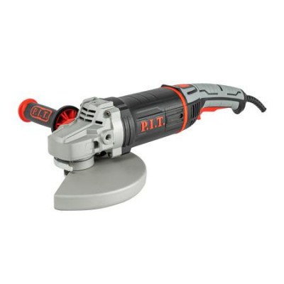 Машина шлифовальная угловая электрическая 2400Вт 230х22.2мм плавный пуск М14 поворотн. рукоятка P.I.T. PWS230-C3