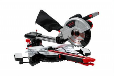 Пила торцовочная электрич. 2000Вт 255мм 3200/4500об/мин протяжка дерево/металл P.I.T. PCM255-C3