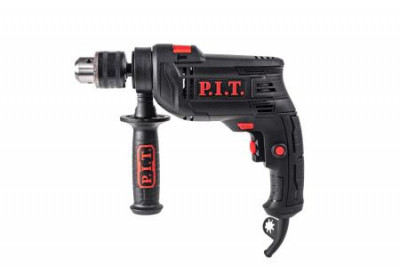 Дрель ударная электрическая 650Вт ключевой патрон 13мм 0-3000об/мин 0-48000уд/мин P.I.T. PSB13-C6