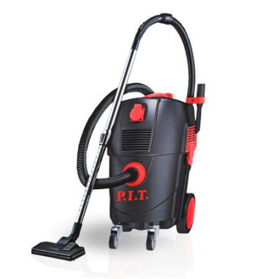 Пылесос строительный электрич. 1600Вт розетка 2кВт бак 30л ударопрочный пластик P.I.T. PVC30-C1
