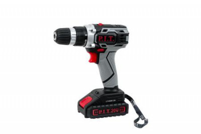 Дрель аккумуляторная 20В 30Нм 2 скорости 0-350/1350 БЗП 10мм 2 АКБ 1.5А.ч заряд. устр. (кейс) P.I.T. PSR18-D3
