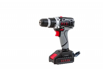 Дрель аккумуляторная 20В 30Нм 2 скорости 0-350/1350 БЗП 10мм 1 АКБ 1.5А.ч заряд. устр. (коробка) P.I.T. PSR18-D3 PROMO