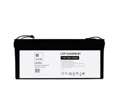 Накопитель энергии LFP LTE ESS 12.8В/200А.ч/2.56кВтч пл. корпус Bluetooth LT Energo LFP12200PB.BT